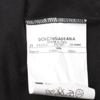 Dolce & Gabbana Top en coton noir