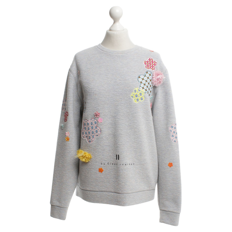 Other Designer Claes Iversen - Sweater with appliqués