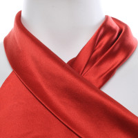 Galvan Dress Silk in Red