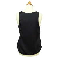 Armani Jeans Top en Soie en Noir