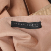 Fabiana Filippi Robe en cuir marron clair