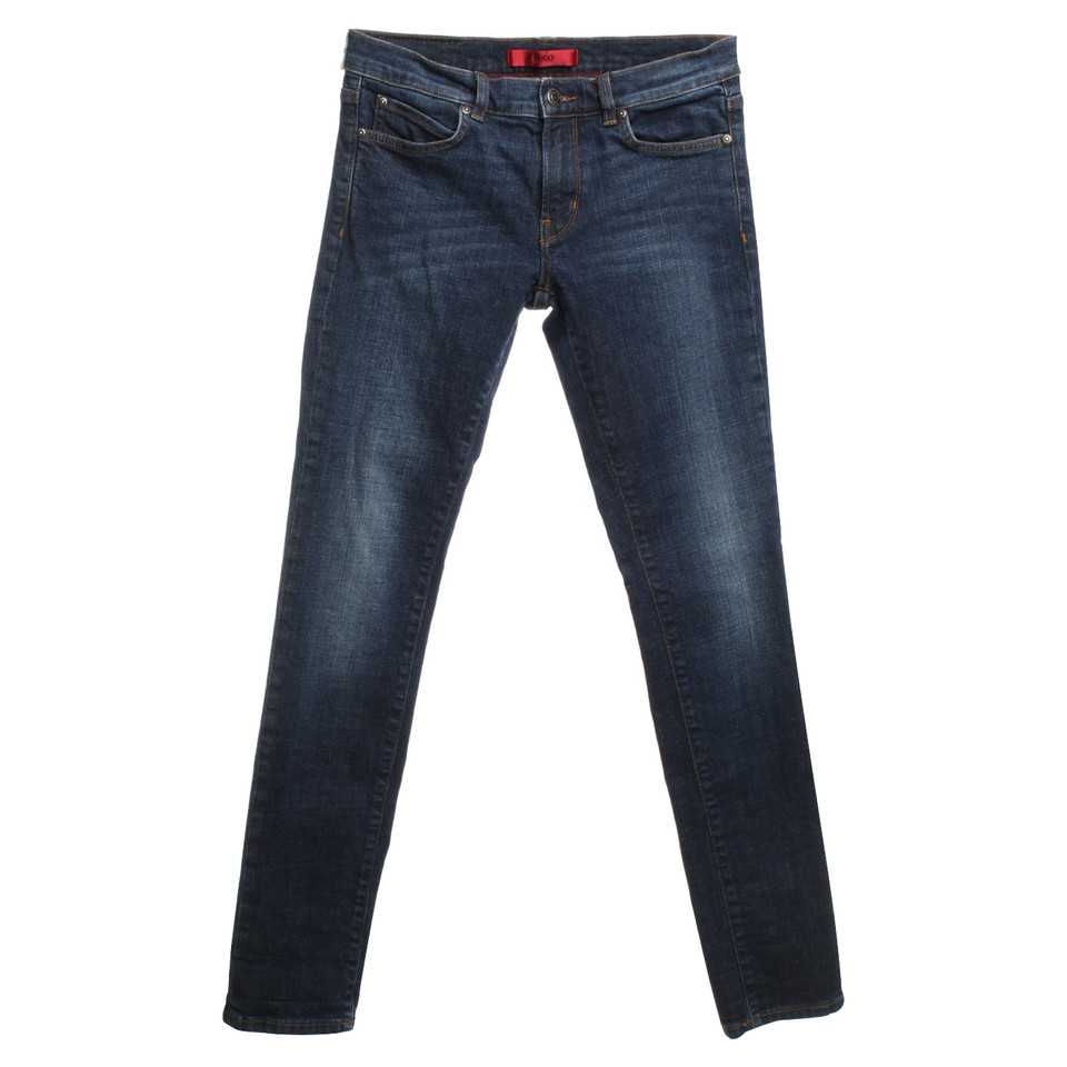 Hugo Boss Stonewashed jeans in blue