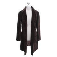 Fendi Velvet coat in brown