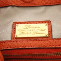 Ralph Lauren Borsa a tracolla in Pelle in Arancio