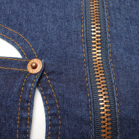 Jean Paul Gaultier Camicetta di jeans in blu