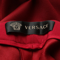 Versace Hose aus Wolle in Rot