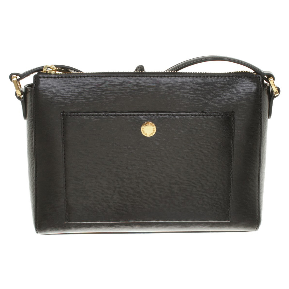 Ralph Lauren Borsa a tracolla in pelle nera