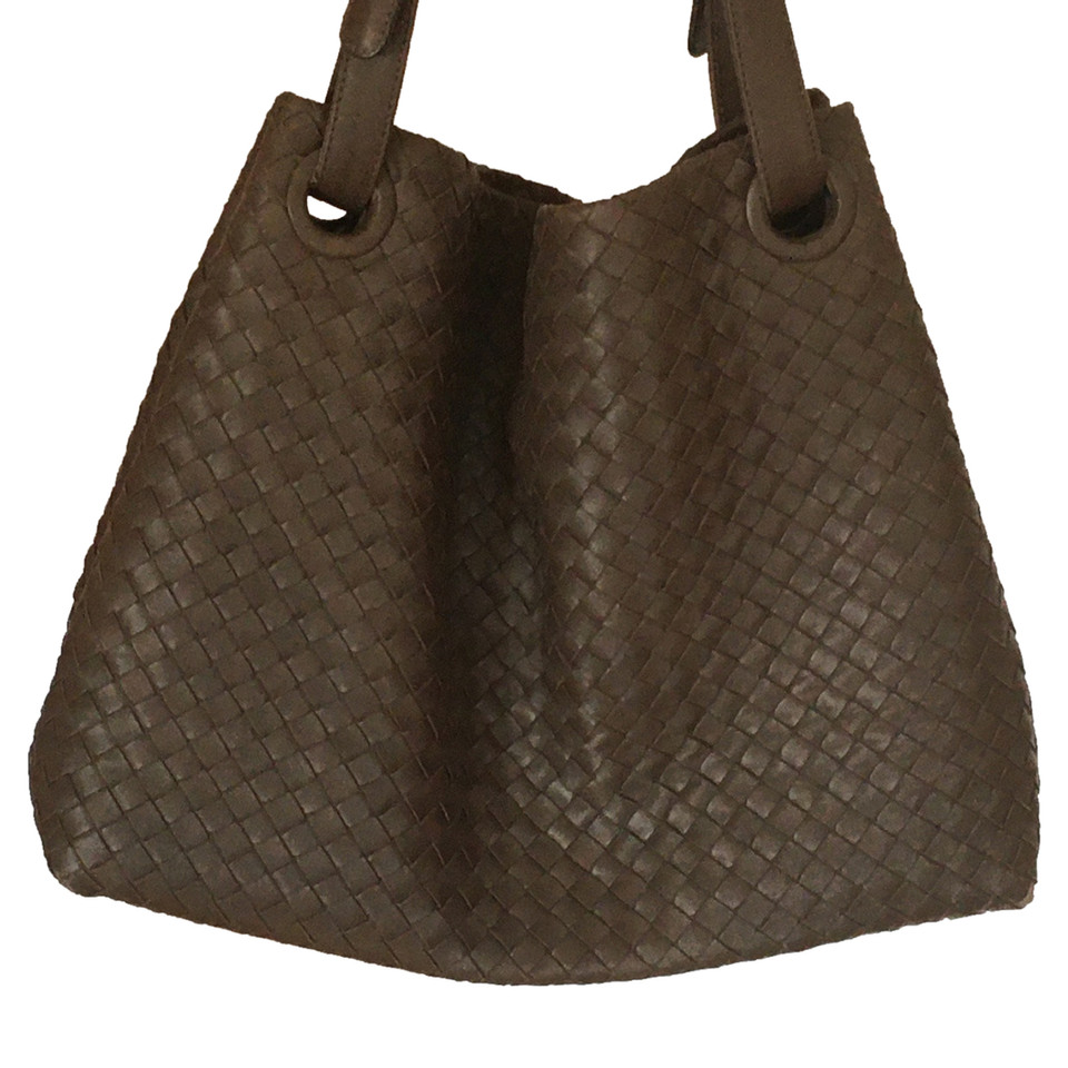 Bottega Veneta Sac à main en Cuir en Taupe