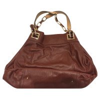 Anya Hindmarch Borsa a tracolla in Pelle in Bordeaux