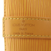 Louis Vuitton Petit  Bucket aus Leder in Gelb