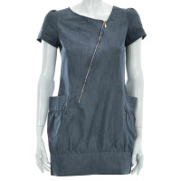 Helmut Lang Kleid aus Jeansstoff in Blau