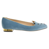 Charlotte Olympia Slippers/Ballerinas in Blue