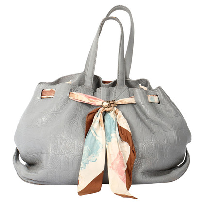 Carolina Herrera Handbag Leather in Grey