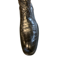 Gianni Barbato Stiefel aus Leder in Schwarz