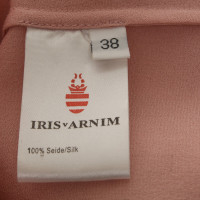 Iris Von Arnim Zijden blouse in roze