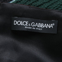 Dolce & Gabbana Silk dress with stripe pattern