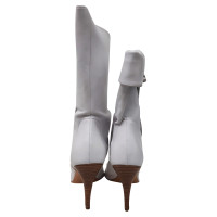D&G Stiefel aus Leder in Weiß