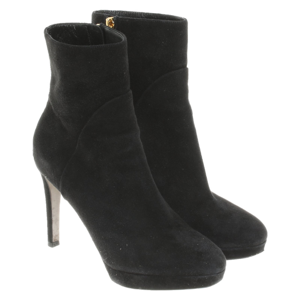 Sergio Rossi Ankle boots Suede in Black
