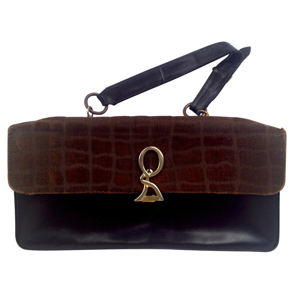 Roberta Di Camerino Handbag Leather in Brown