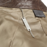 Mc Q Alexander Mc Queen Jacket/Coat Leather in Brown