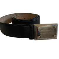 Dolce & Gabbana Belt Leather in Black