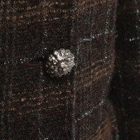 Dolce & Gabbana Mantel mit kariertem Tweed