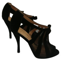 Robert Clergerie Pumps/Peeptoes Suede in Black