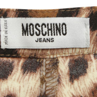 Moschino Animal-Print Hose in Beige/Braun
