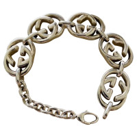 Gucci Bracelet/Wristband Silvered in Silvery