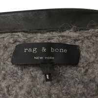 Rag & Bone Drops sleeveless Cardigan in grey