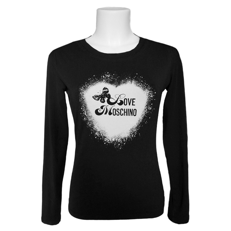 Moschino Love Longsleeve mit Print