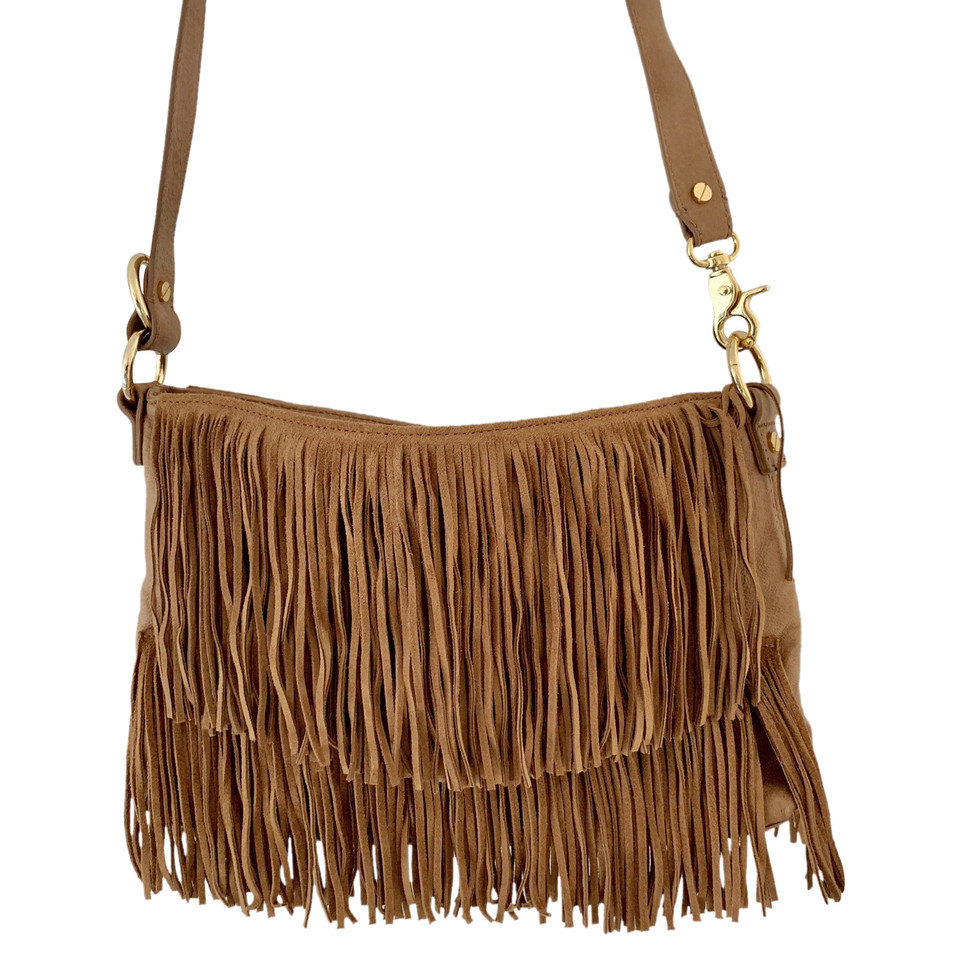 Tory Burch Shoulder bag Suede in Brown