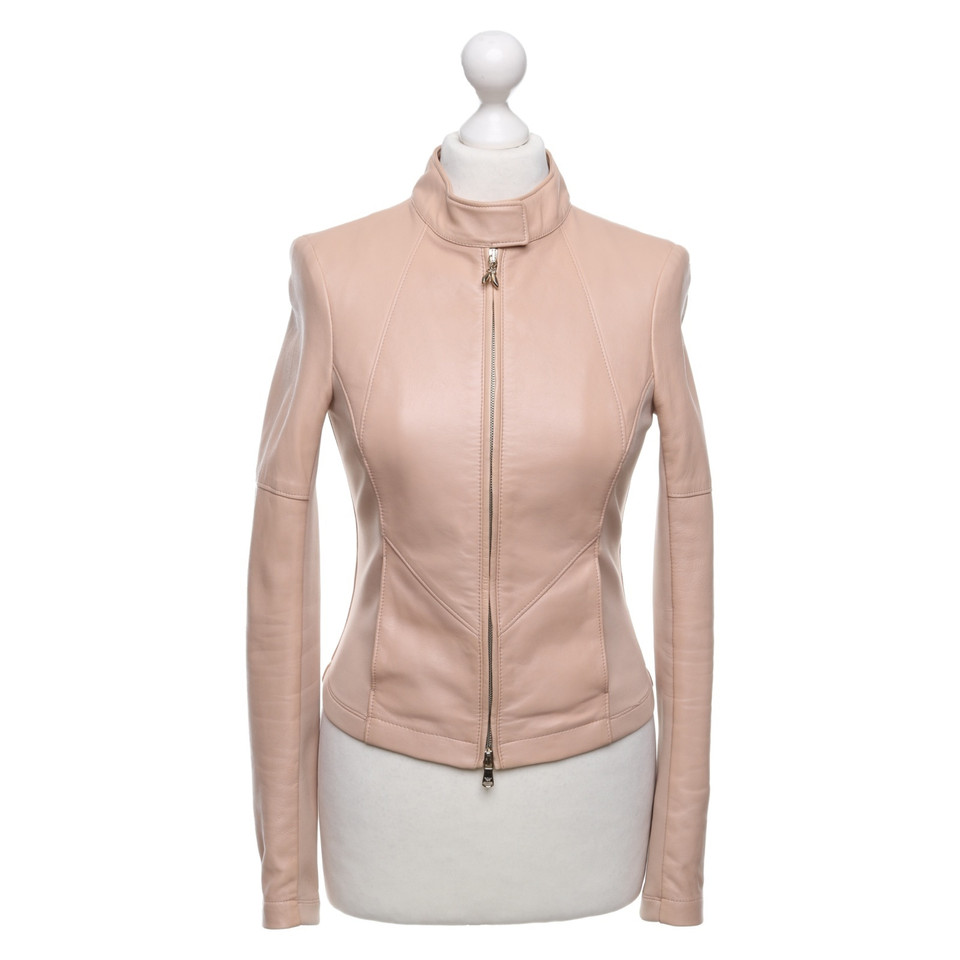Patrizia Pepe Leather jacket in pink