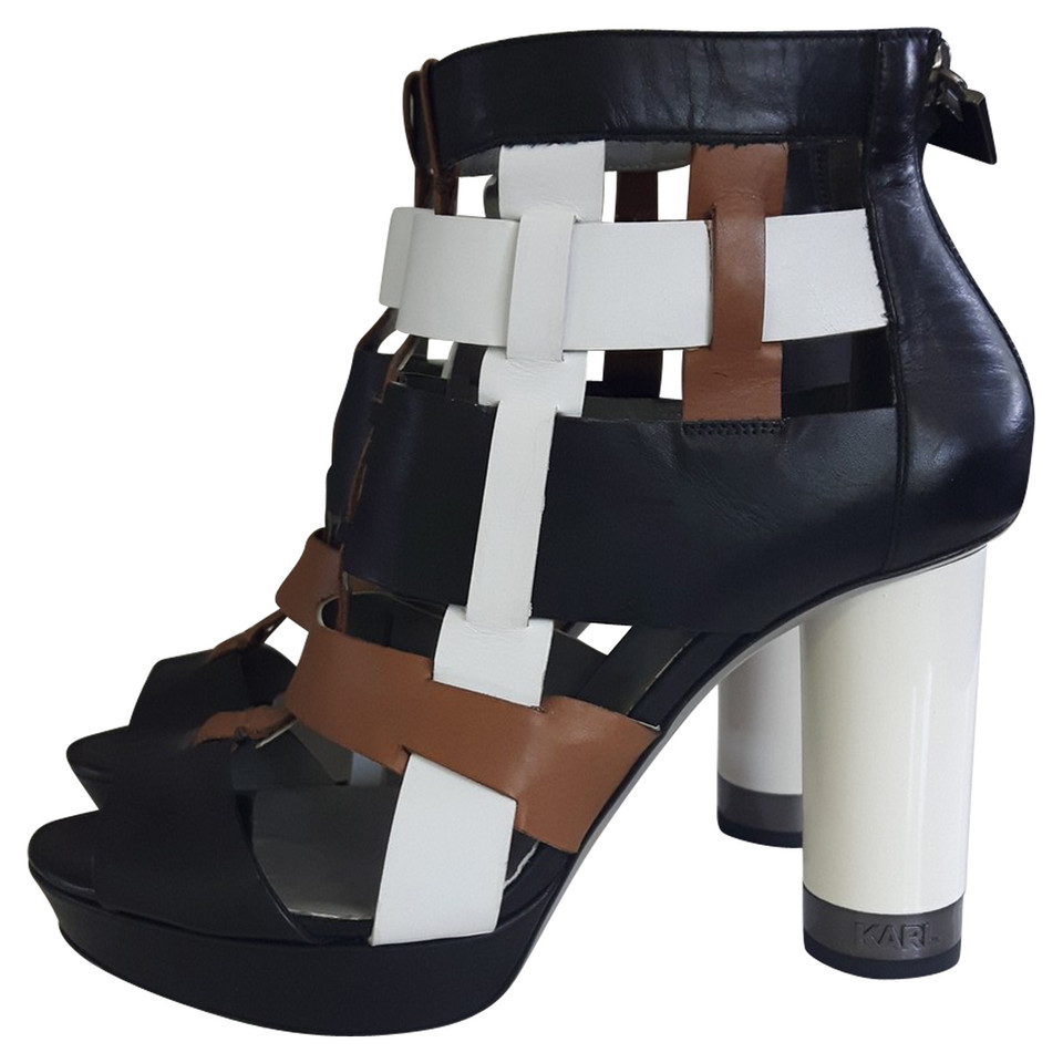 Karl Lagerfeld Sandals in tricolor