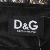 D&G Multicolore gonna di seta