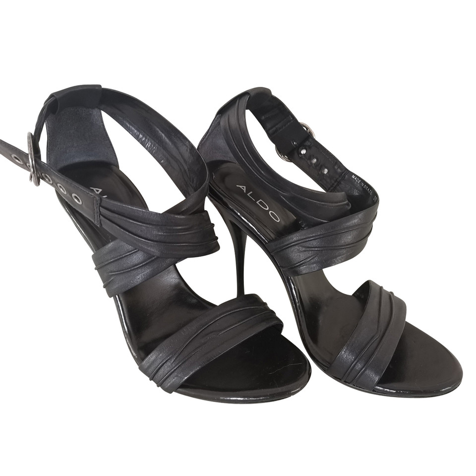 Aldo Sandals Leather in Black