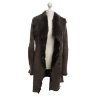 Arma Sheepskin coat in grey