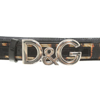 D&G Patent leather belt