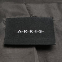 Akris Jacket/Coat Wool in Grey