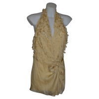 Alberta Ferretti Silk dress in beige