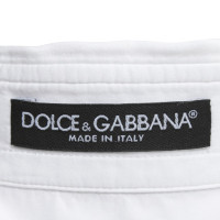 Dolce & Gabbana Long blouse in white