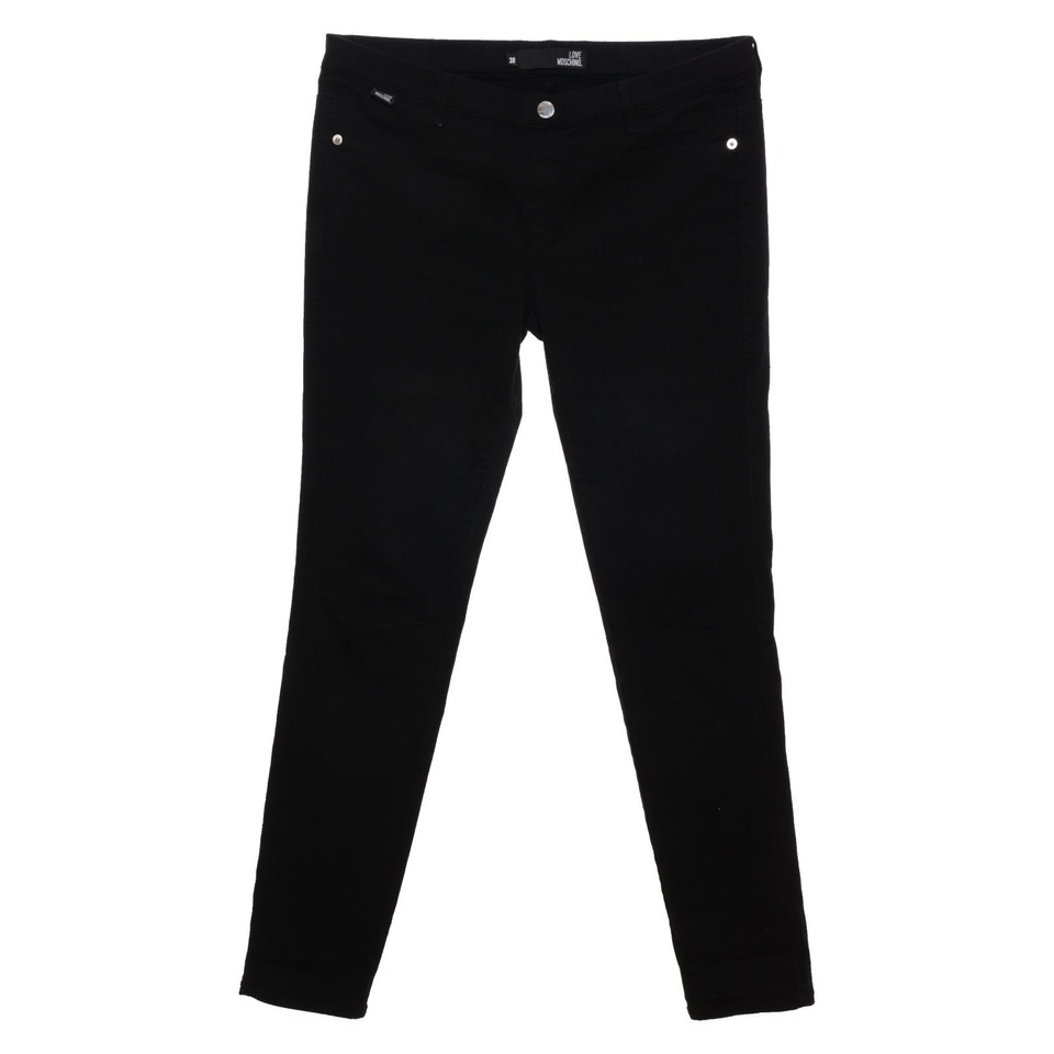 Moschino Love Jeans aus Baumwolle in Schwarz