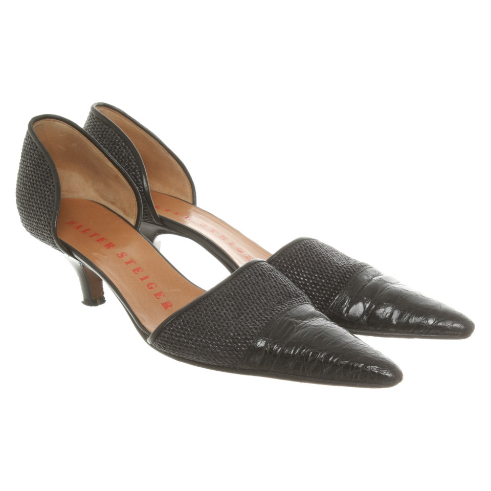 Walter Steiger Pumps/Peeptoes en Noir