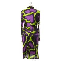 Gianni Versace Costume in violet and green