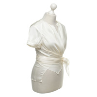 Giorgio Armani Silk blouse in cream white