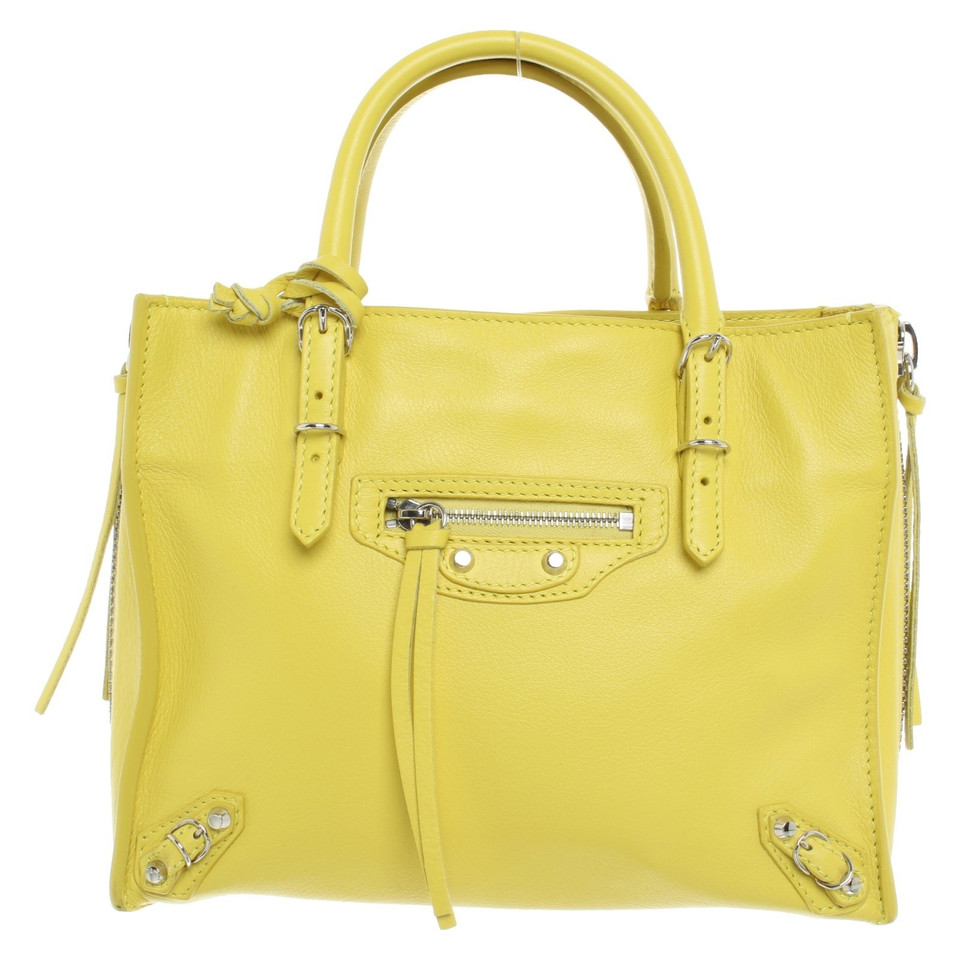 Balenciaga Sac à main en jaune