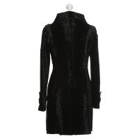 Liu Jo Velvet coat in black