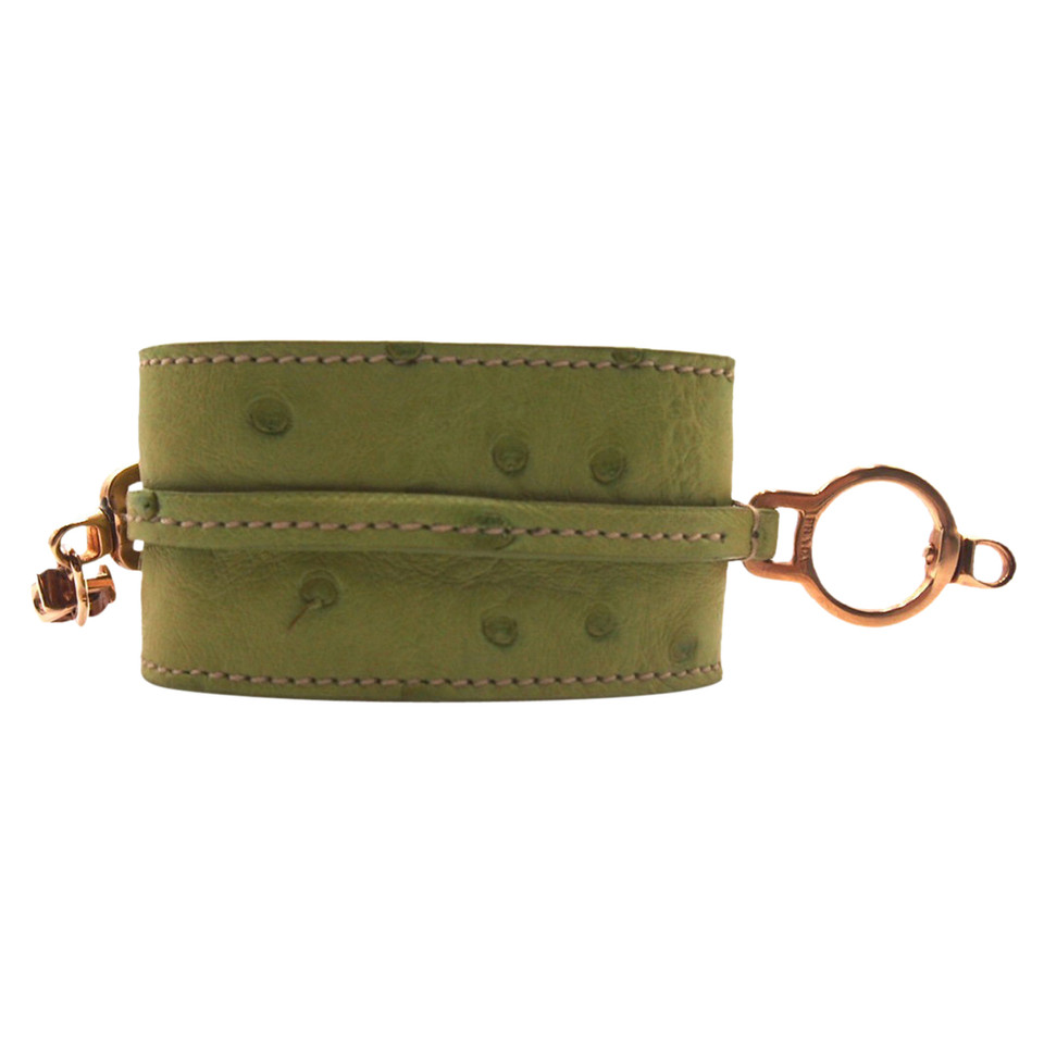 Prada Bracelet/Wristband Leather in Green