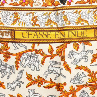 Hermès Tissu avec 'pattern' Chassae En Inde ''