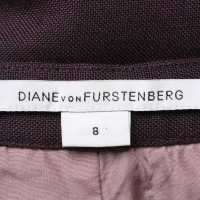 Diane Von Furstenberg Skirt Viscose in Bordeaux